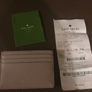 Kate spade credit card holder